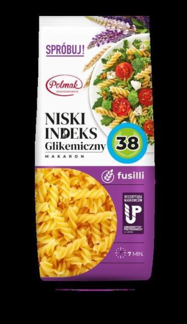 Zdjęcia - Makaron fusilli niski indeks glikemiczny Polmak makaroniarnia