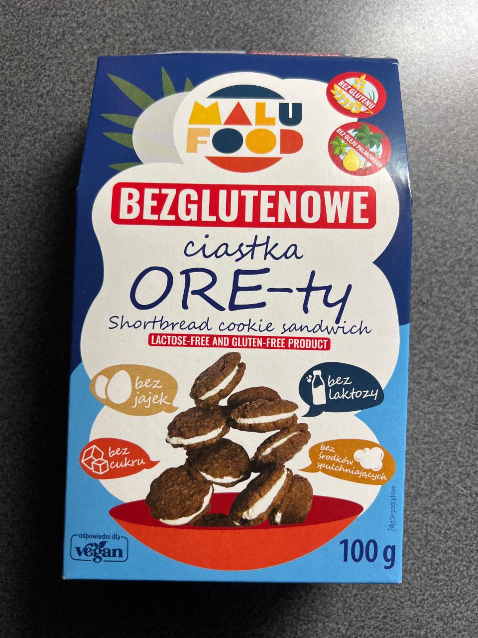 Zdjęcia - Ciastka Ore-Ty bezglutenowe Malu Food