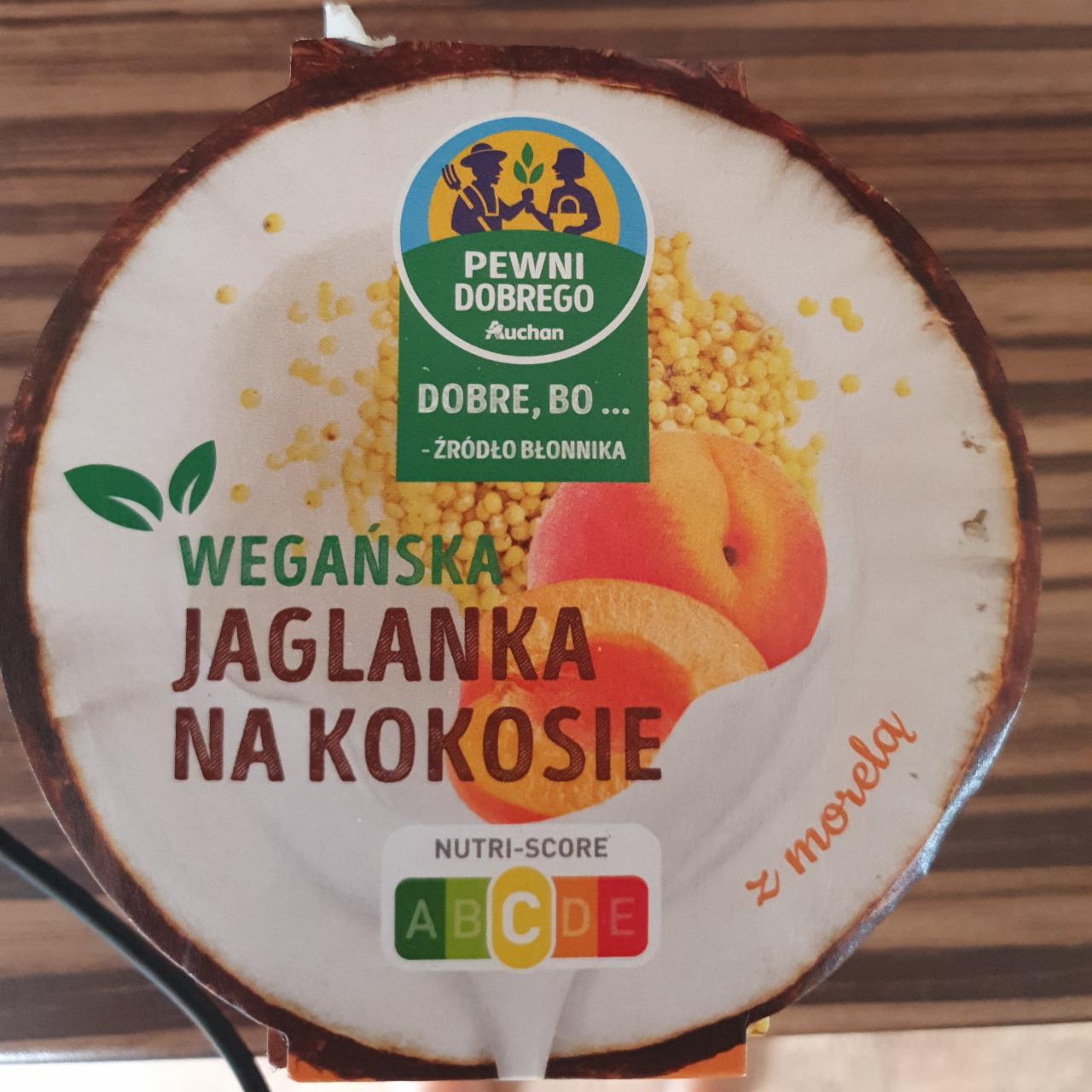 Zdjęcia - Wegańska jaglanka na kokosie z morelą Pewni Dobrego Auchan