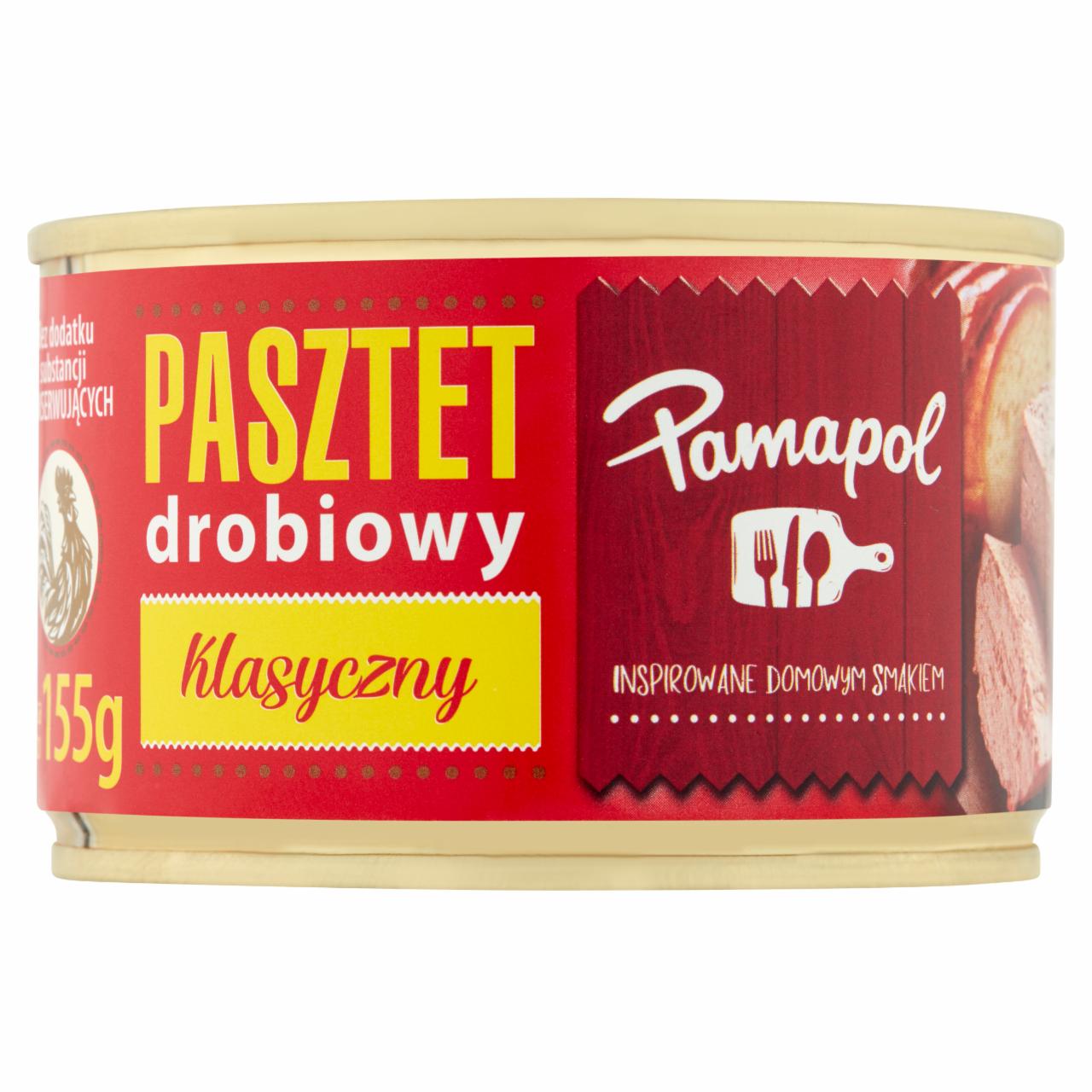 Zdjęcia - Pamapol Pasztet drobiowy klasyczny 155 g