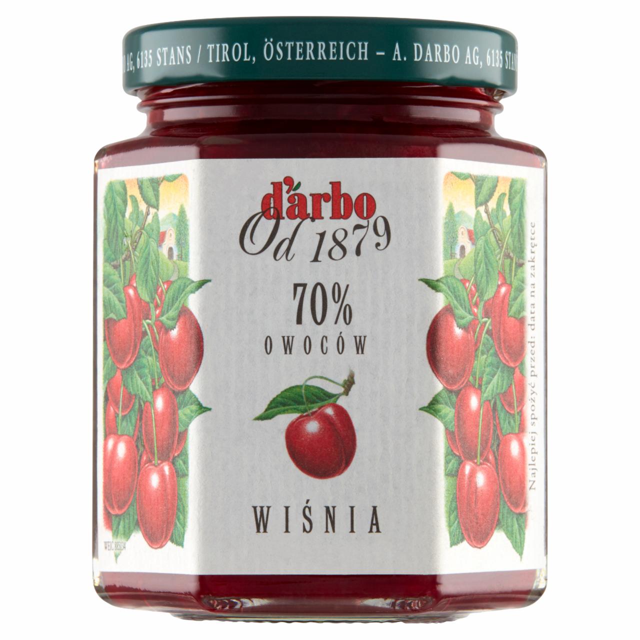 Zdjęcia - d'arbo Produkt owocowy z wiśni 200 g