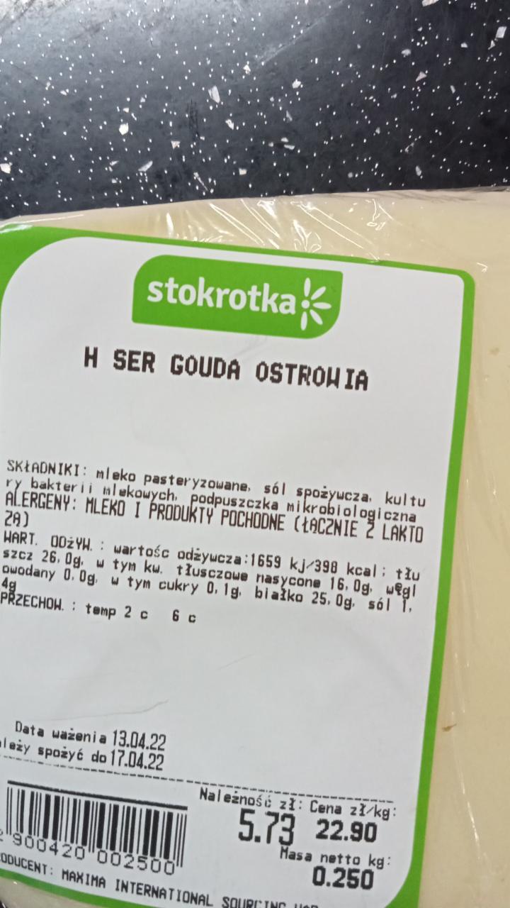 Zdjęcia - ser Gouda ostrowia