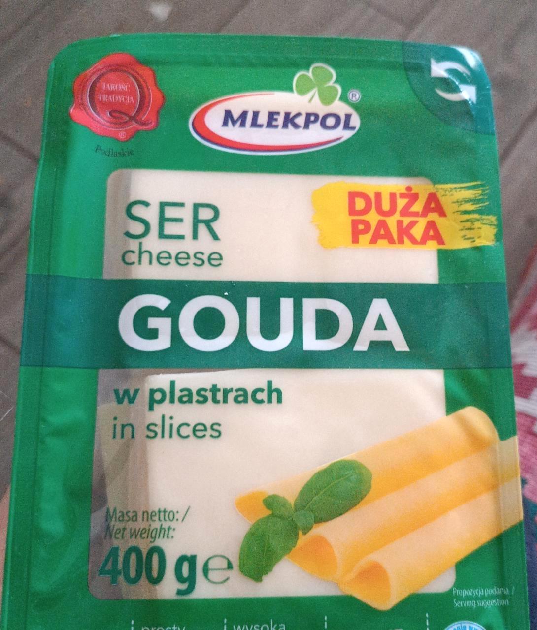 Zdjęcia - Ser gouda w plastrach Mlekpol