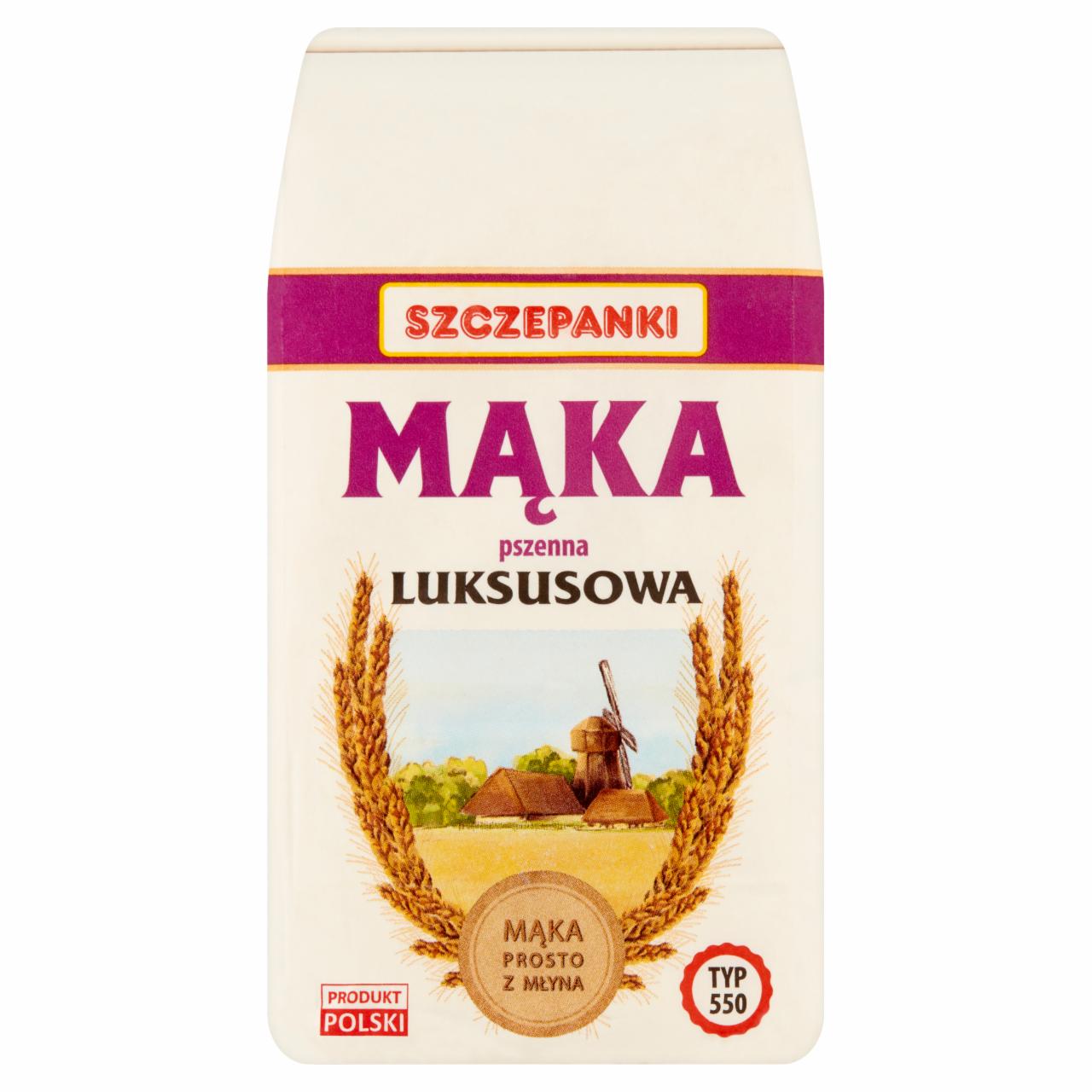 Zdjęcia - Szczepanki Mąka pszenna luksusowa typ 550 1 kg