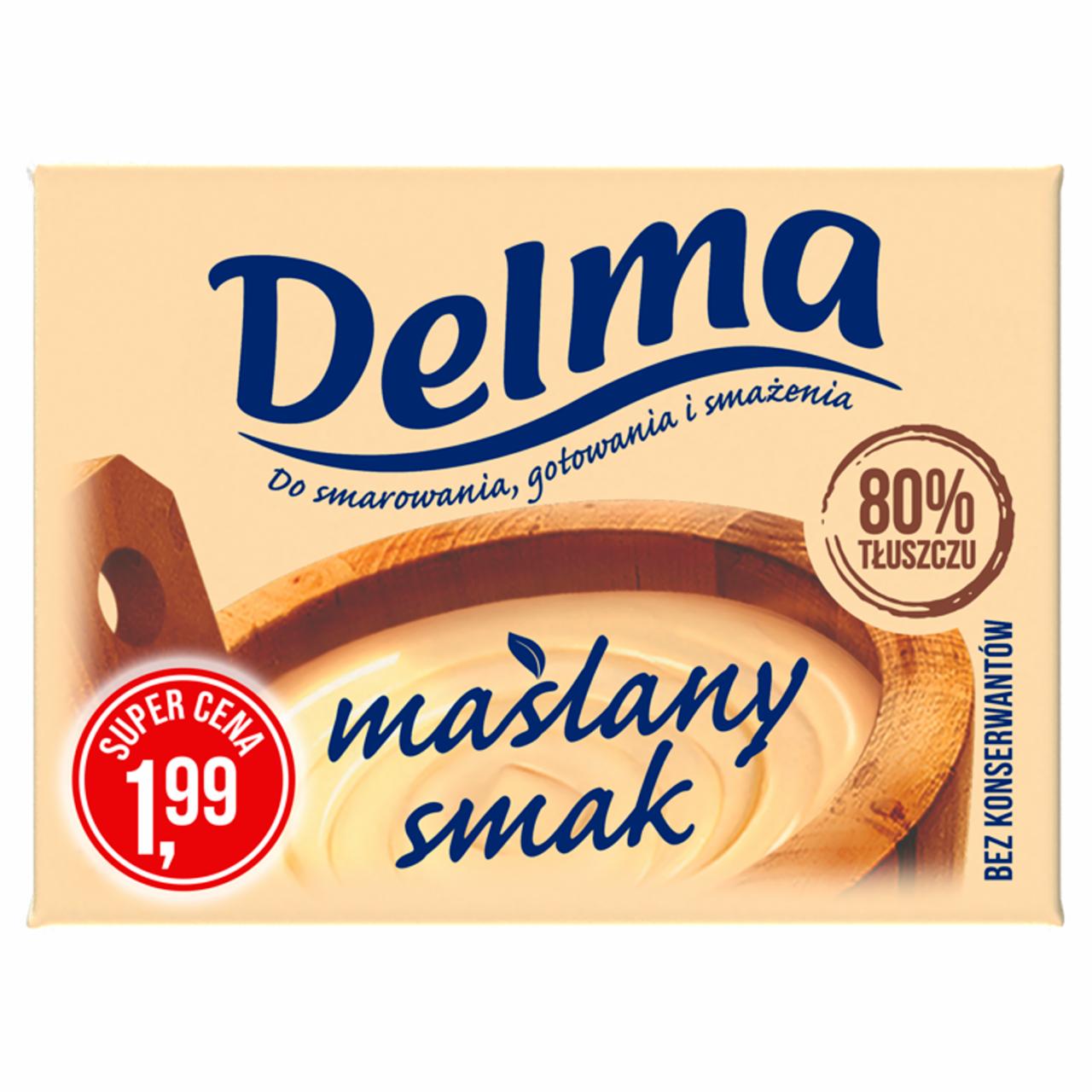 Zdjęcia - Delma Margaryna o maślanym smaku 250 g