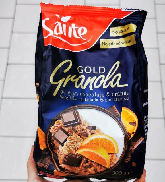 Zdjęcia - Sante Gold Granola belgijska czekolada & pomarańcza 300 g