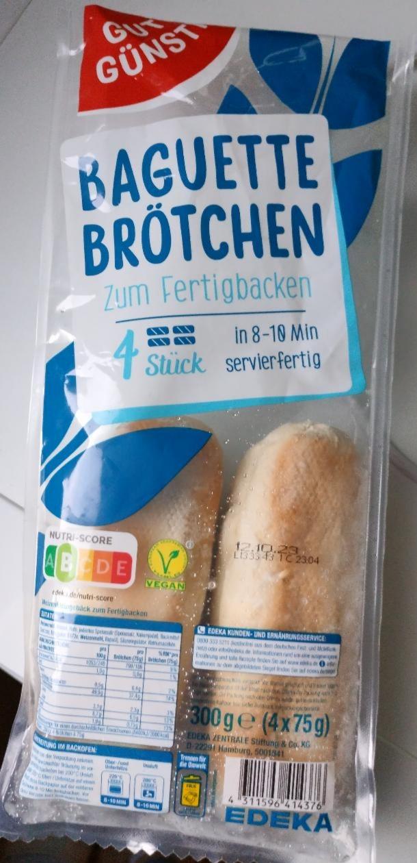 Zdjęcia - Baguette Brötchen Zum Fertigbacken GUT&GÜNSTIG