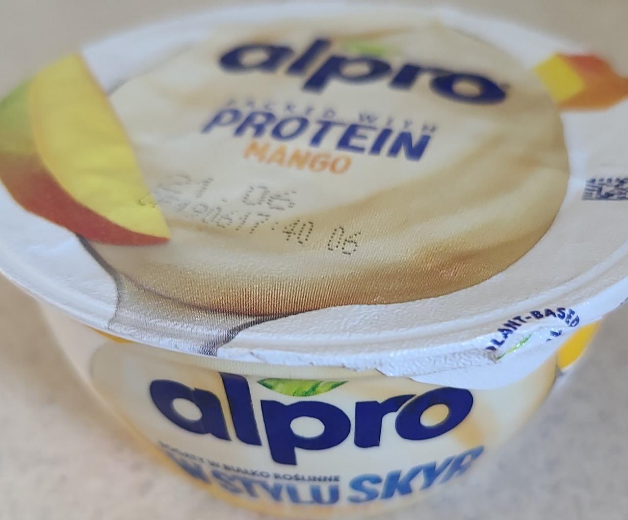 Zdjęcia - Protein mango białko roślinne w stylu skyr alpro