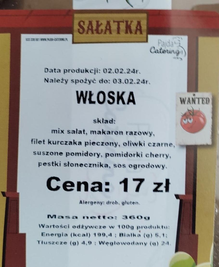 Zdjęcia - Sałatka Włoska Pajda catering