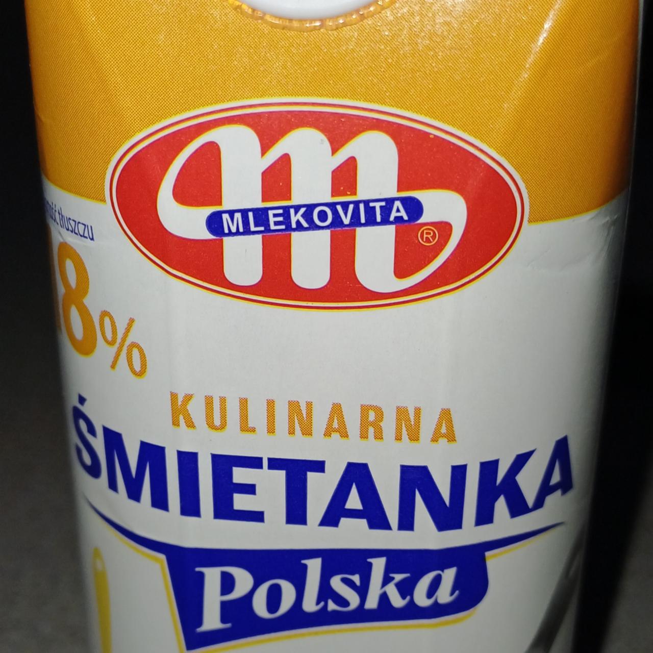 Zdjęcia - Mlekovita Wypasiona Śmietanka kulinarna 18% 330 ml