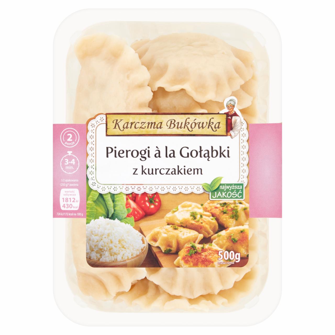 Zdjęcia - Karczma Bukówka Pierogi à la gołąbki z kurczakiem 500 g