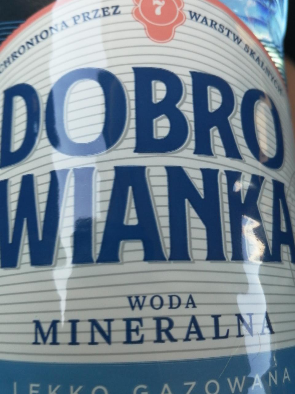 Zdjęcia - Dobrowianka Woda mineralna lekko gazowana