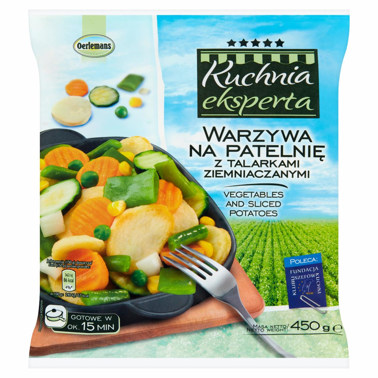 Zdjęcia - Oerlemans Kuchnia eksperta Warzywa na patelnię z talarkami ziemniaczanymi 450 g