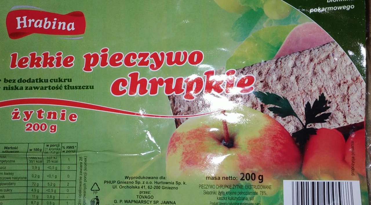 Zdjęcia - Hrabina lekkie pieczywo chrupkie