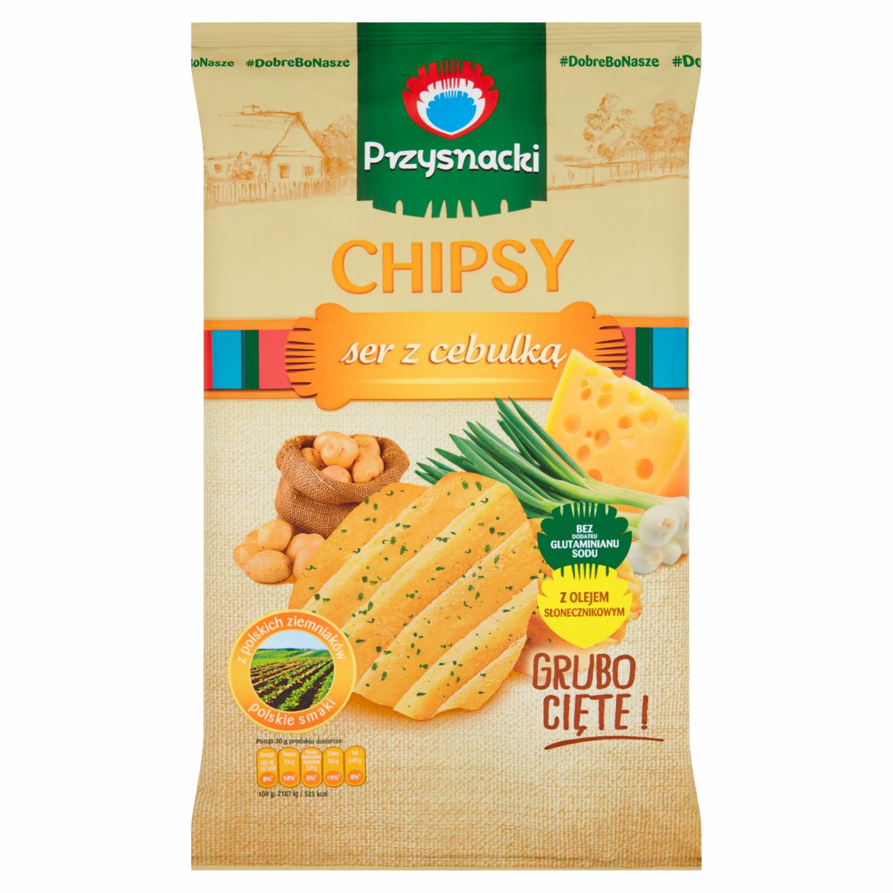 Zdjęcia - Chipsy o smaku ser z cebulką 135 g Przysnacki