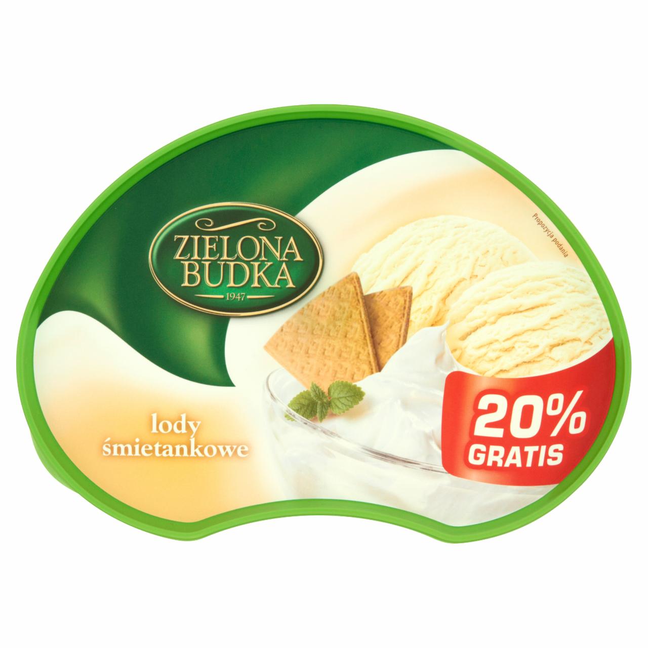 Zdjęcia - Zielona Budka Lody śmietankowe 1200 ml