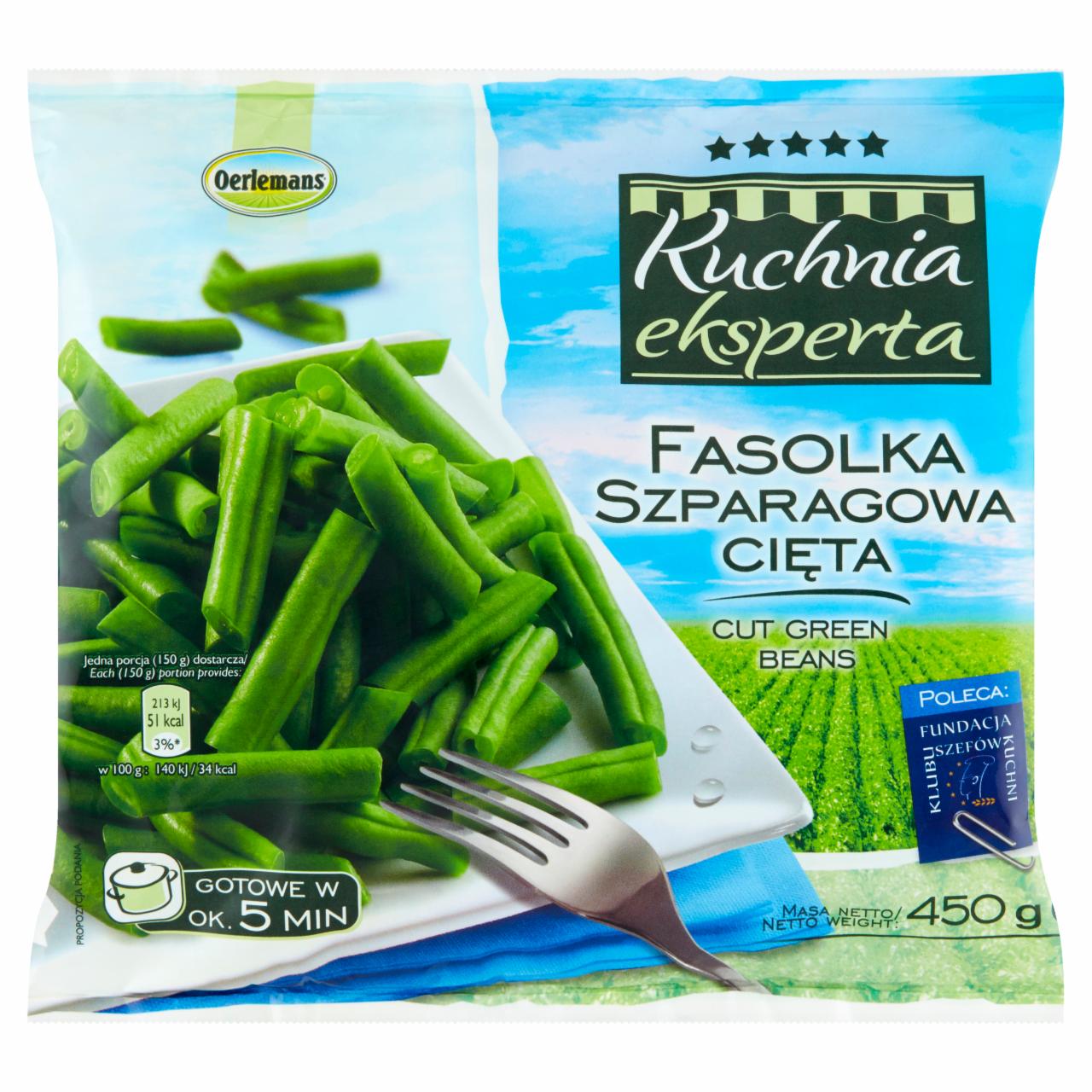 Zdjęcia - Oerlemans Kuchnia eksperta Fasolka szparagowa cięta 450 g