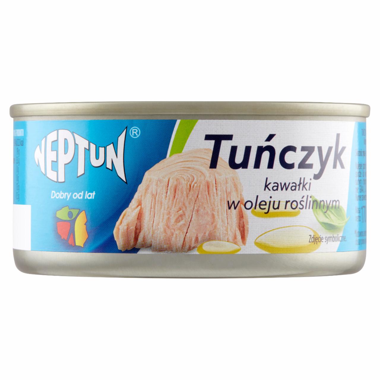 Zdjęcia - Tuńczyk kawałki w oleju roślinnym Neptun