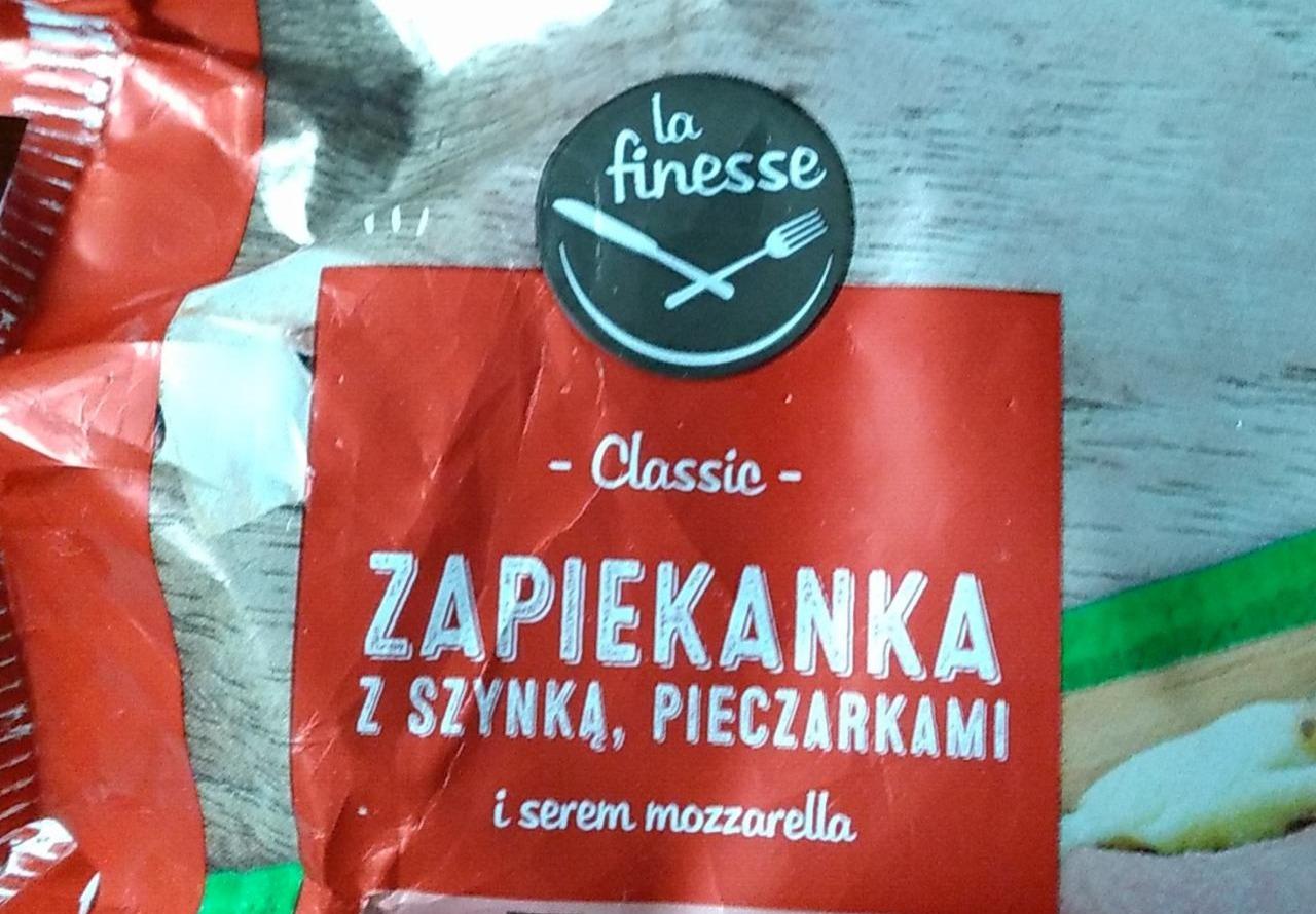 Zdjęcia - Zapiekanka z szynką pieczarkami i serem mozzarella La finesse