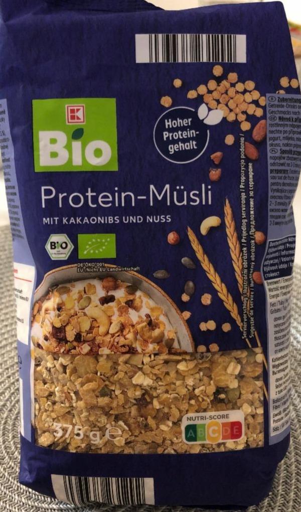 Zdjęcia - Protein-Müsli mit Kakaonibs und Nuss K-Bio