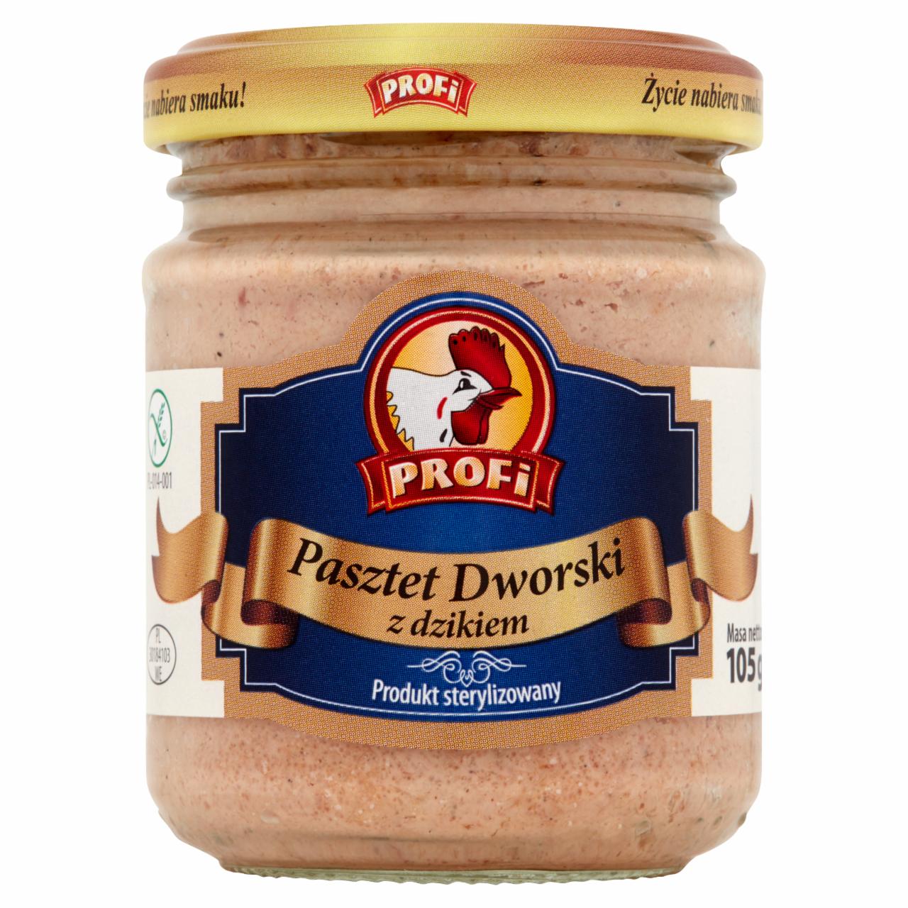 Zdjęcia - Profi Pasztet Dworski z dzikiem 105 g