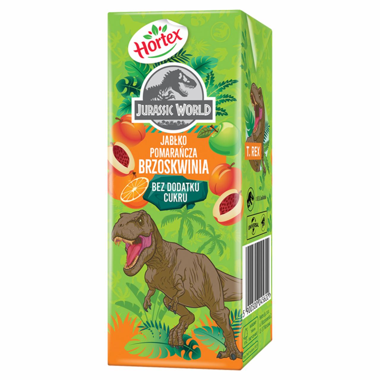 Zdjęcia - Hortex Jurassic World Napój wieloowocowy jabłko pomarańcza brzoskwinia 200 ml