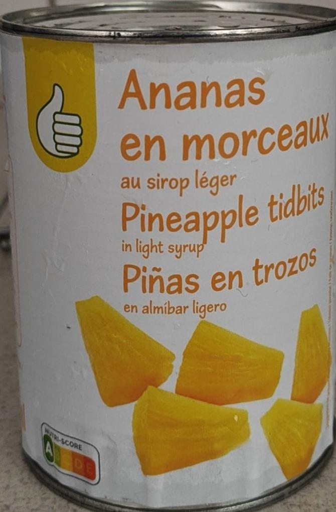 Zdjęcia - Ananas en morceaux Auchan