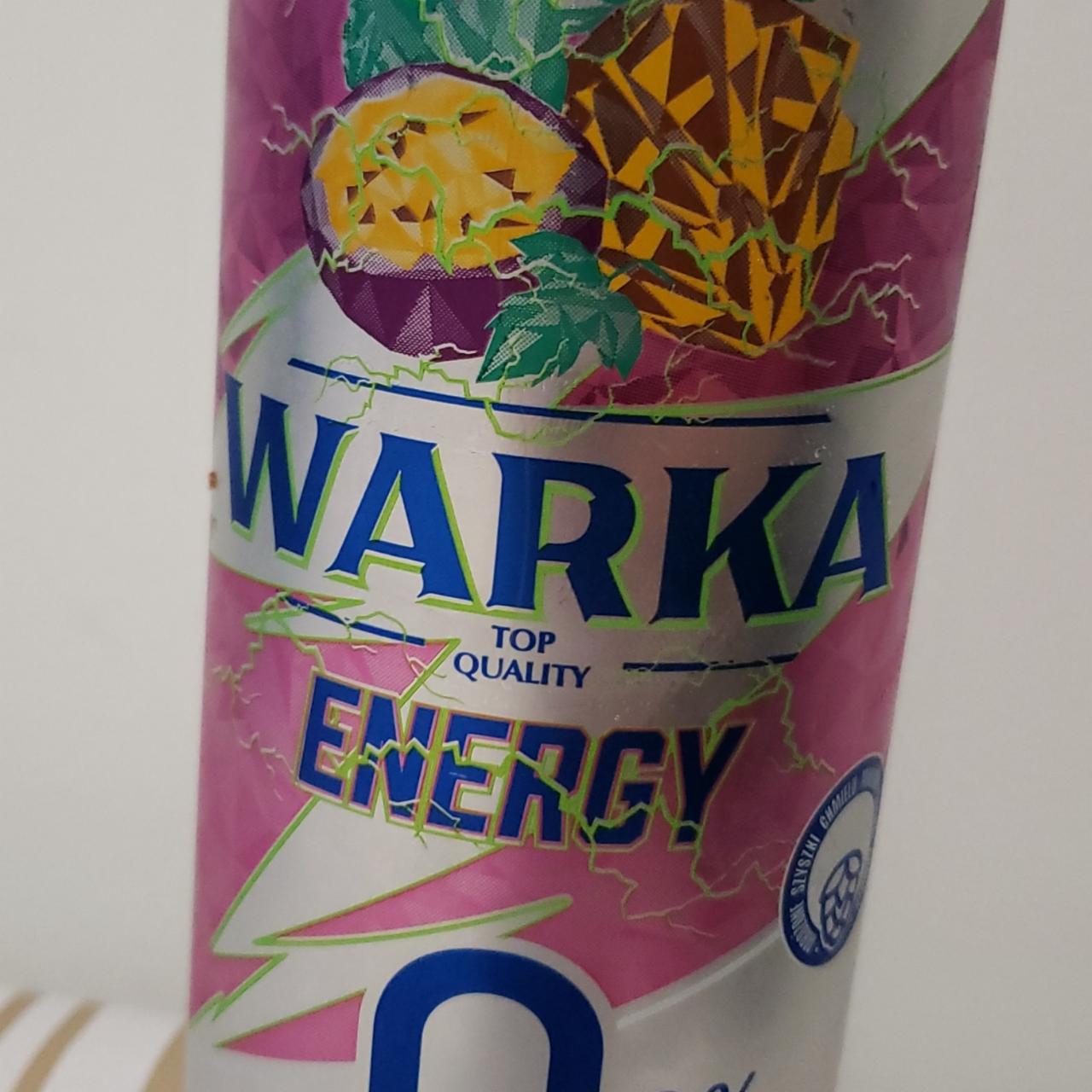 Zdjęcia - Warka Energy Bezalkoholowy napój piwny ananas i marakuja 500 ml