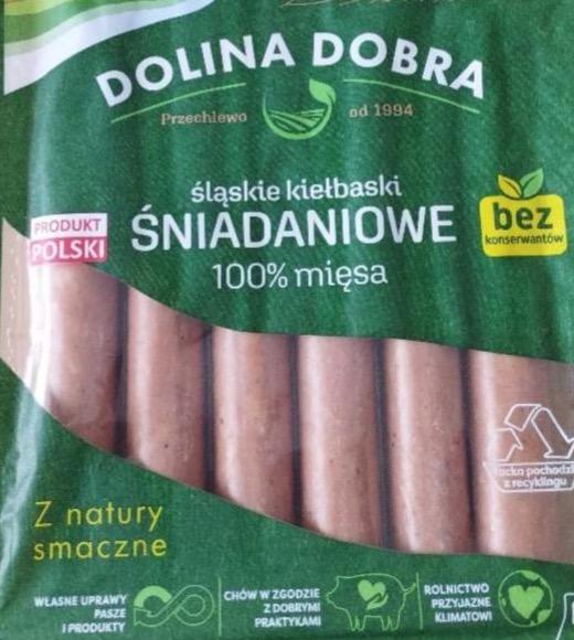 Zdjęcia - Śląskie kiełbaski śniadaniowe 100 % mięsa Dolina Dobra