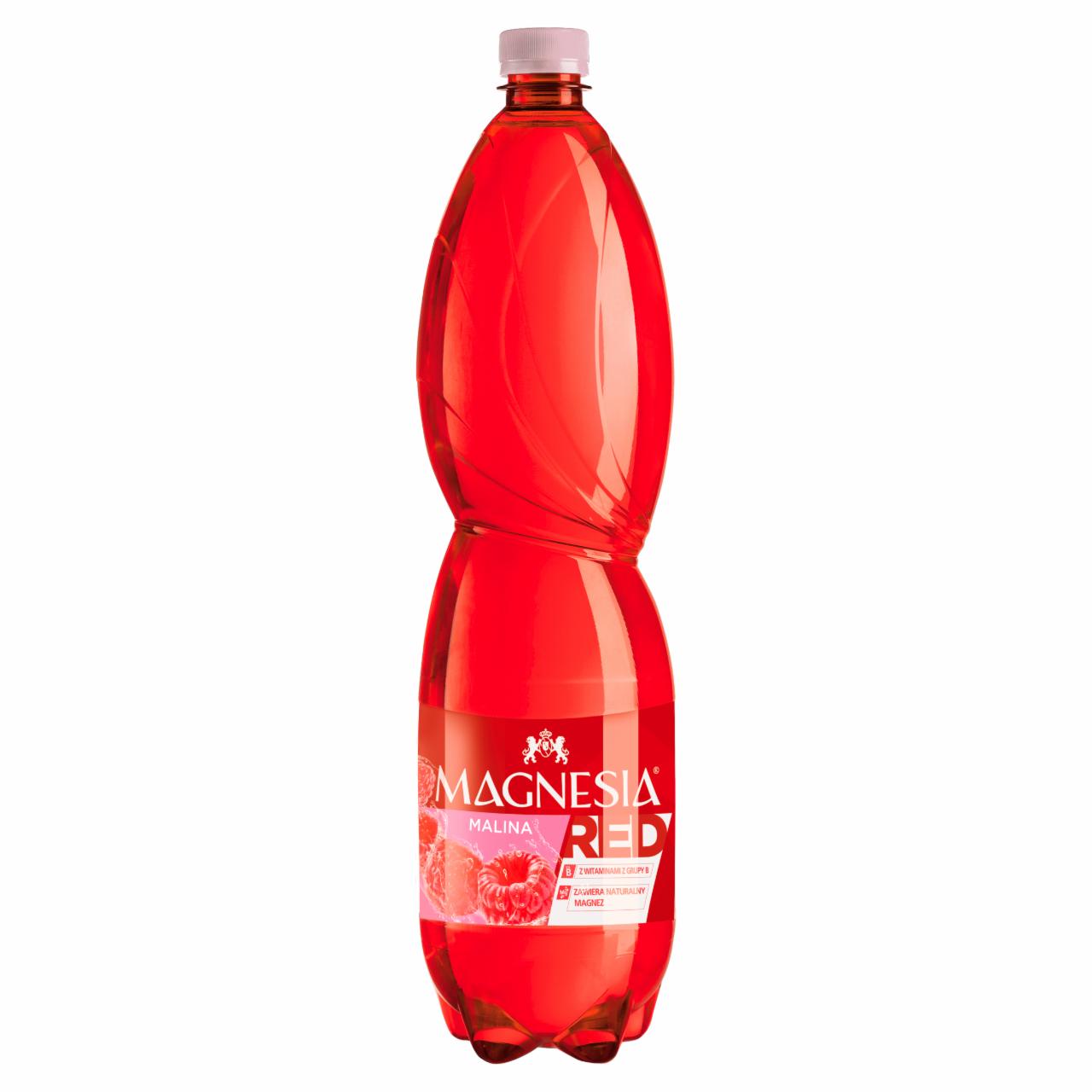 Zdjęcia - Magnesia Red Napój malina lekko gazowana 1,5 l