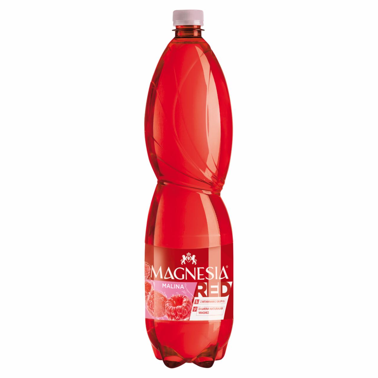 Zdjęcia - Magnesia Red Napój malina lekko gazowana 1,5 l