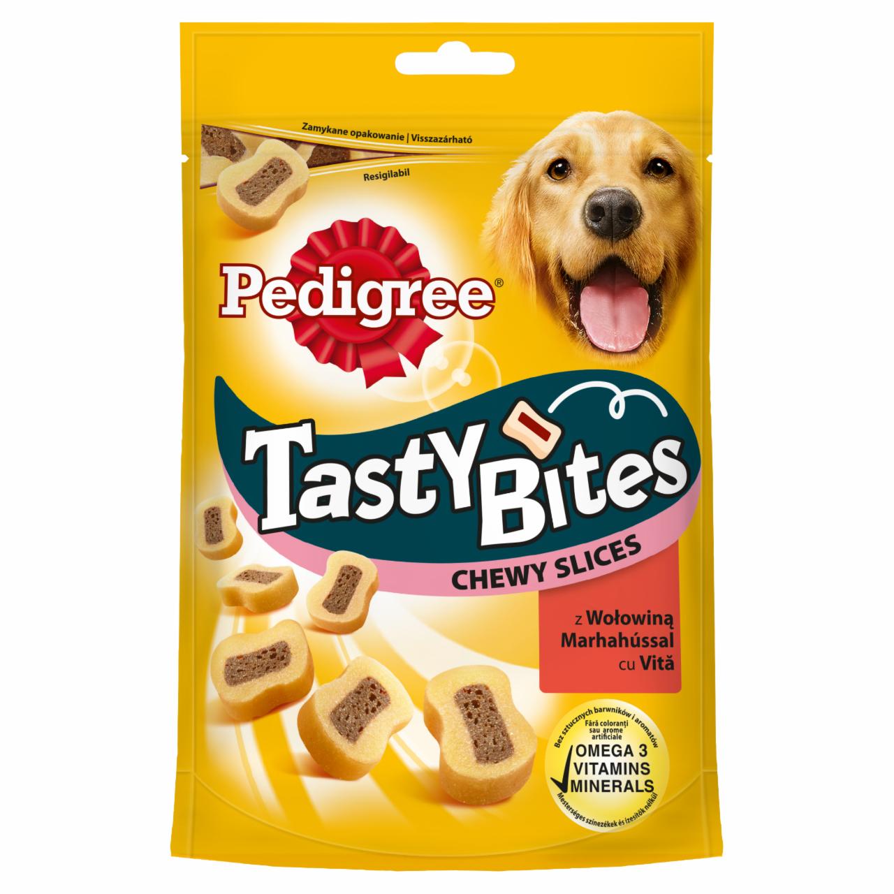 Zdjęcia - Pedigree Tasty Bites Karma uzupełniająca dla dorosłych psów z wołowiną 155 g