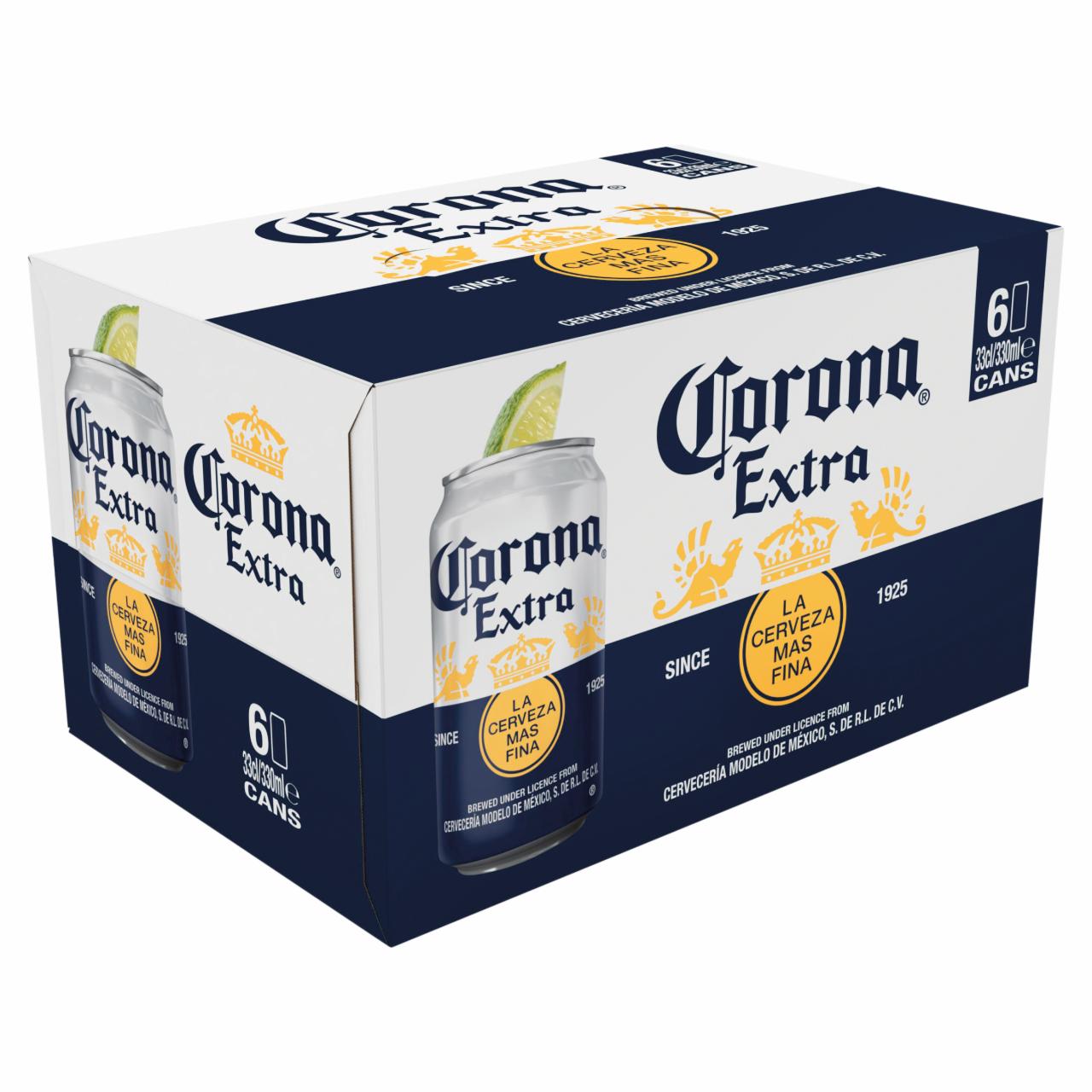 Zdjęcia - Corona Extra Piwo jasne 6 x 330 ml