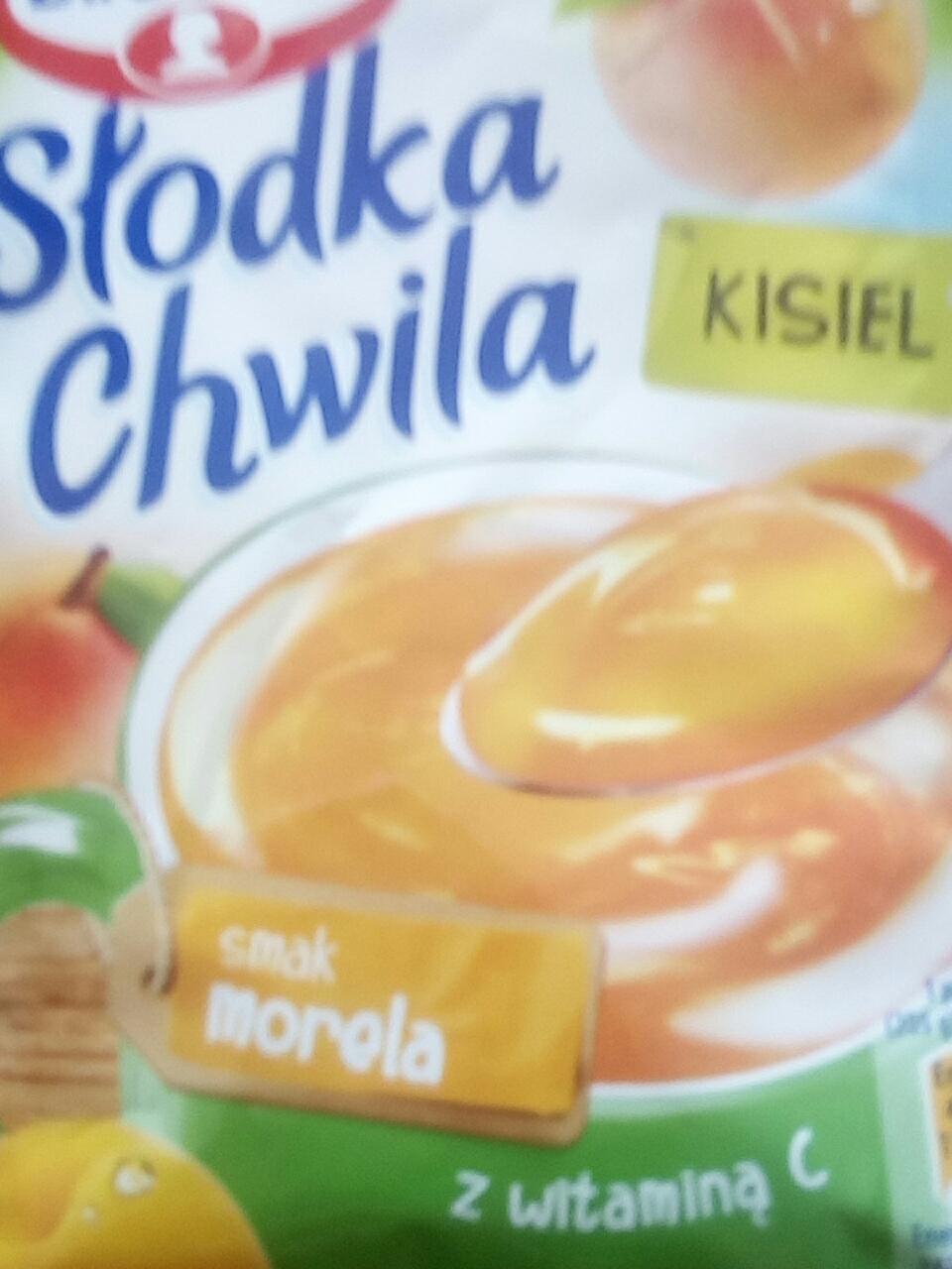 Zdjęcia - Dr. Oetker Słodka Chwila Kisiel z kawałkami owoców truskawka & kiwi 32 g