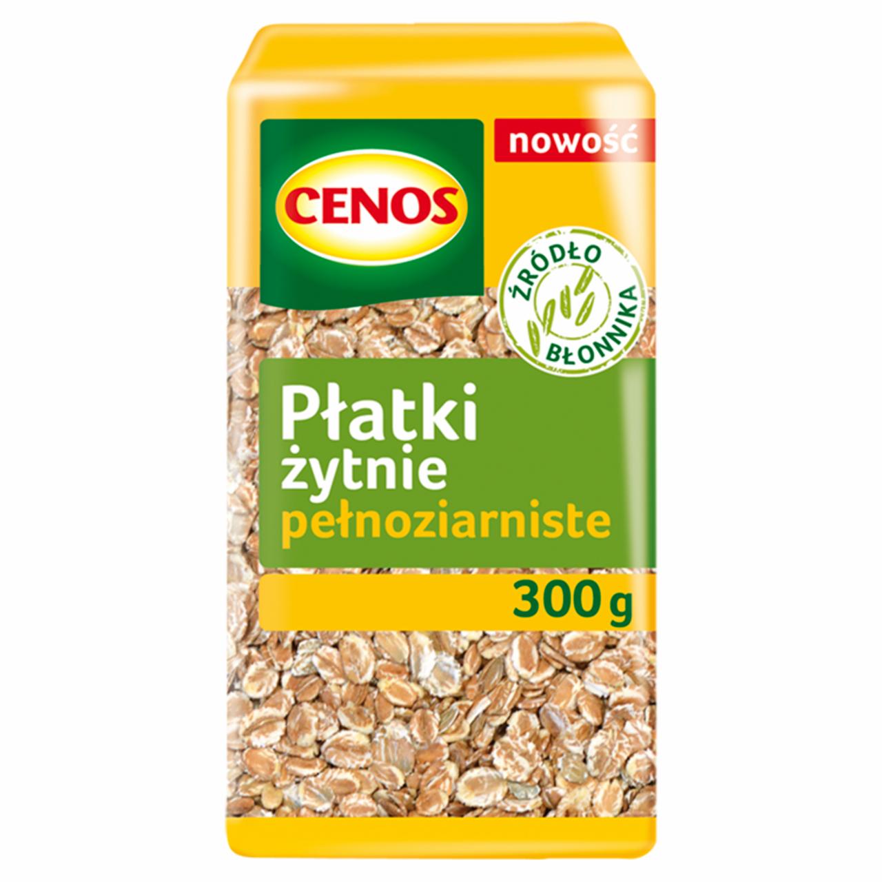 Zdjęcia - Cenos Płatki żytnie pełnoziarniste 300 g