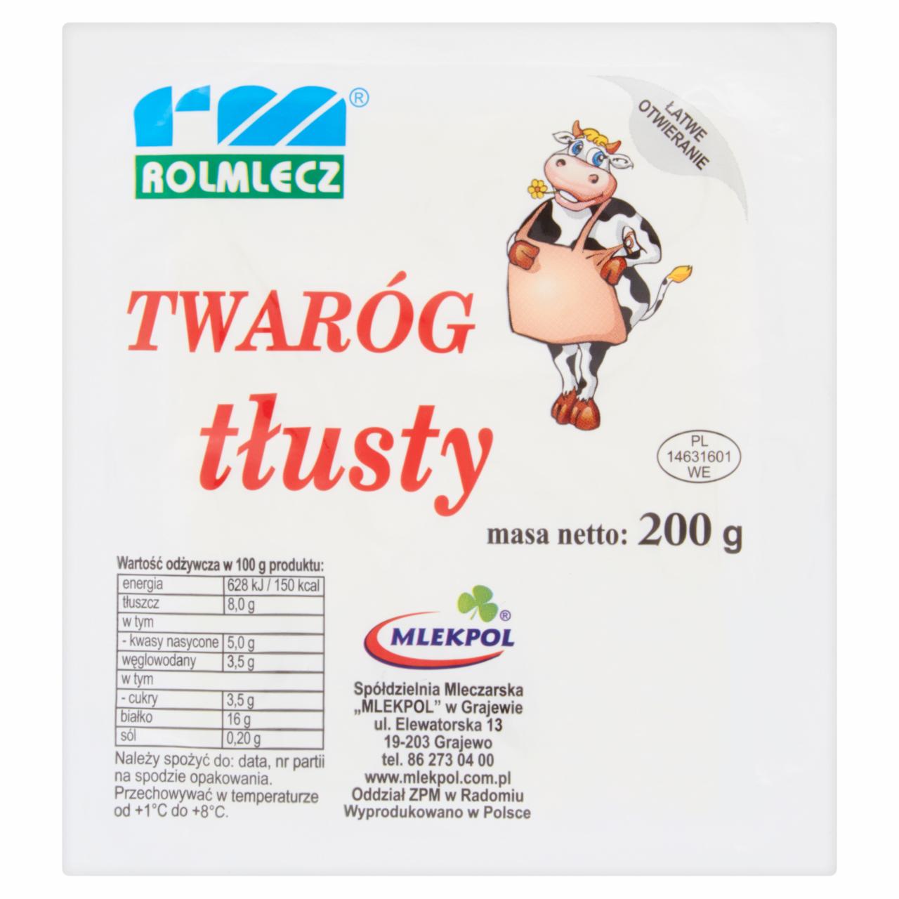 Zdjęcia - Rolmlecz Twaróg tłusty 200 g