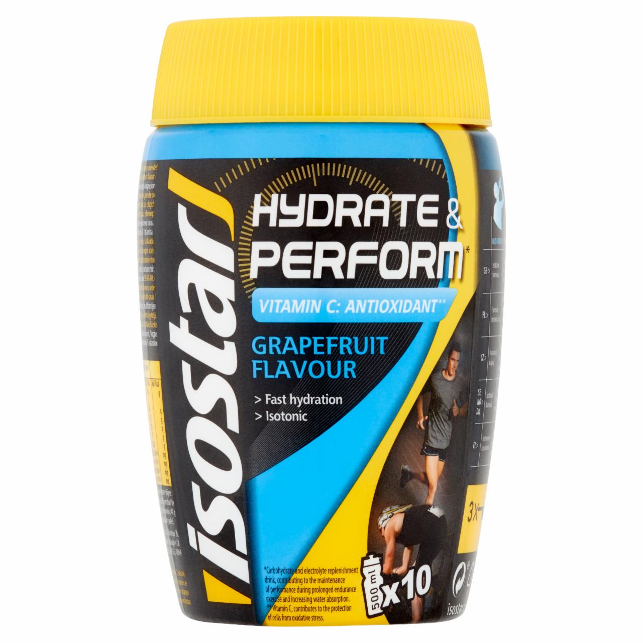 Zdjęcia - Isostar Hydrate & Perform Preparat w proszku do przygotowania napoju smak grejpfrutowy 400 g