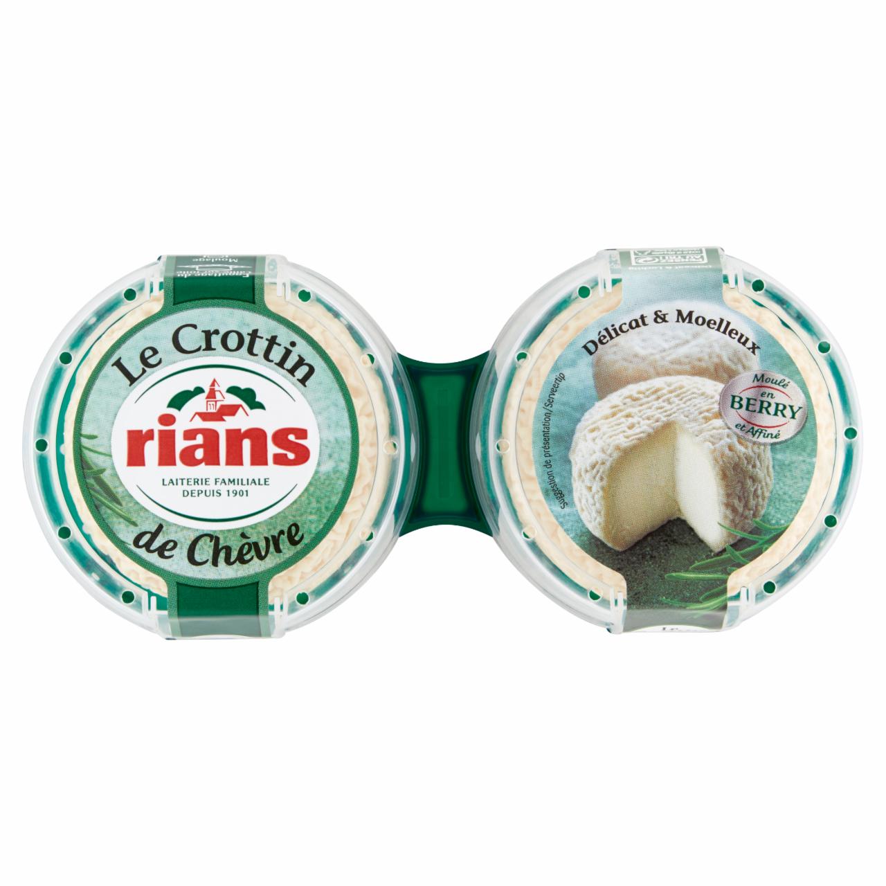 Zdjęcia - Rians Le Crottin Francuski ser kozi 120 g (2 x 60 g)