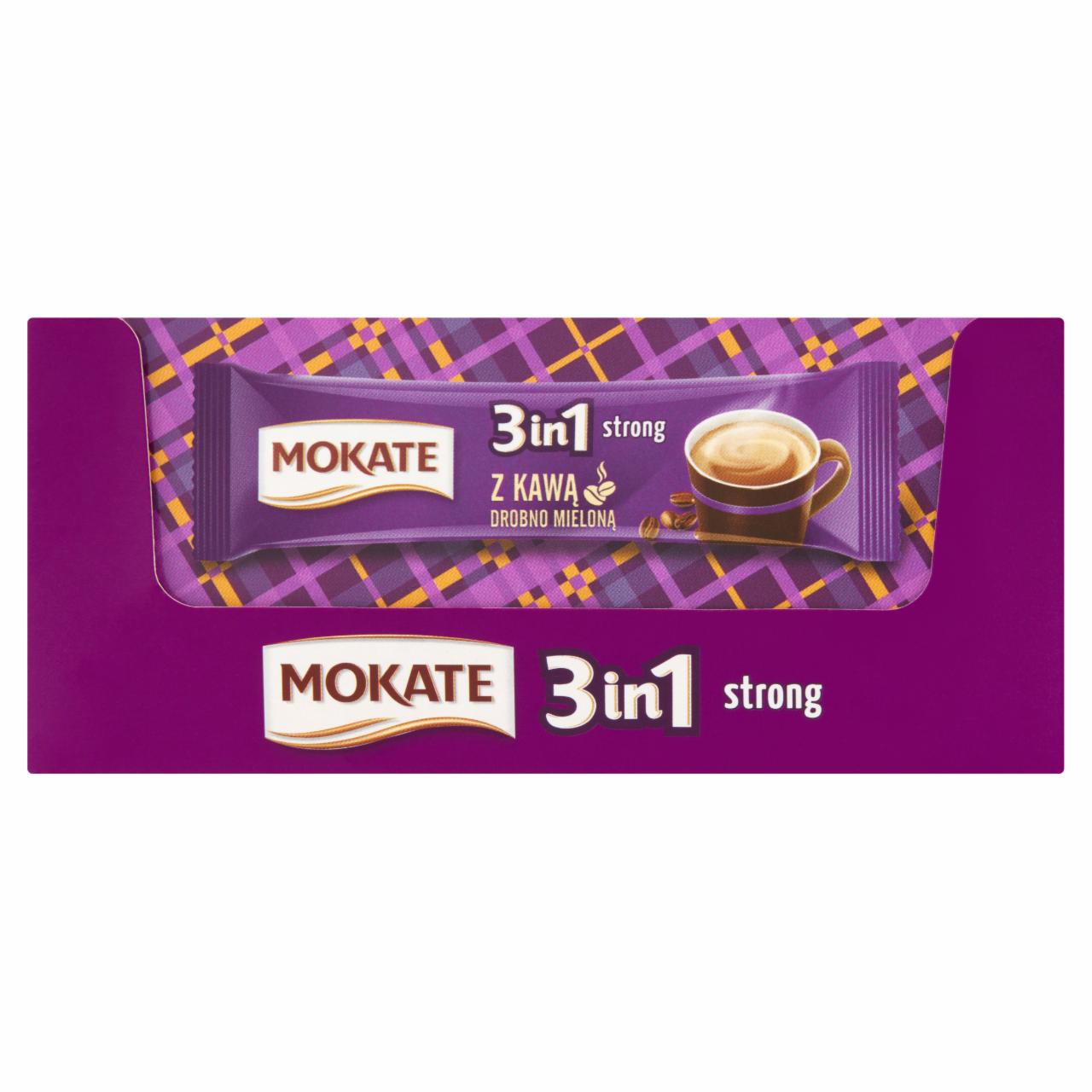 Zdjęcia - Mokate 3in1 Strong Rozpuszczalny napój kawowy w proszku 255 g (15 x 17 g)