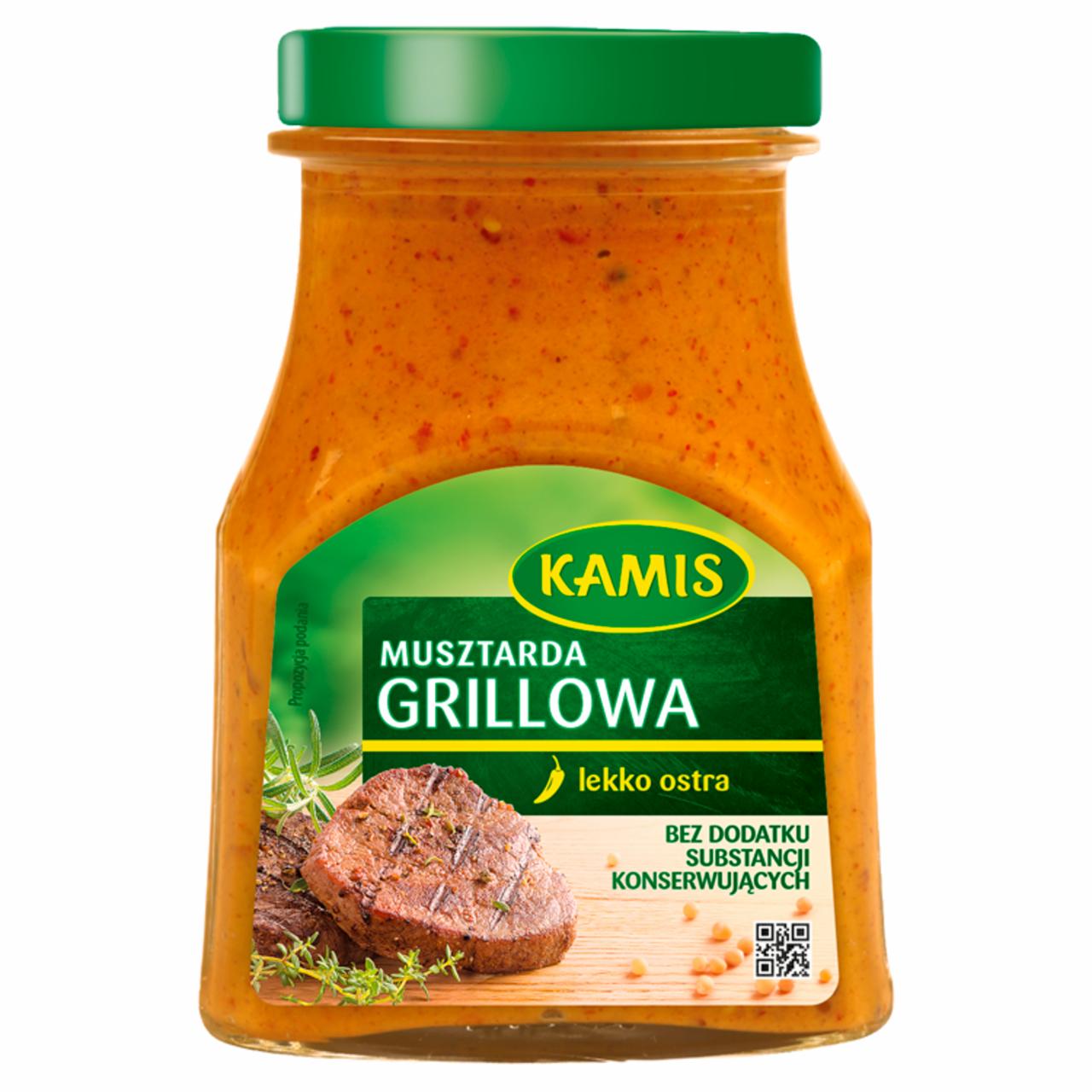 Zdjęcia - Kamis Musztarda grillowa 185 g