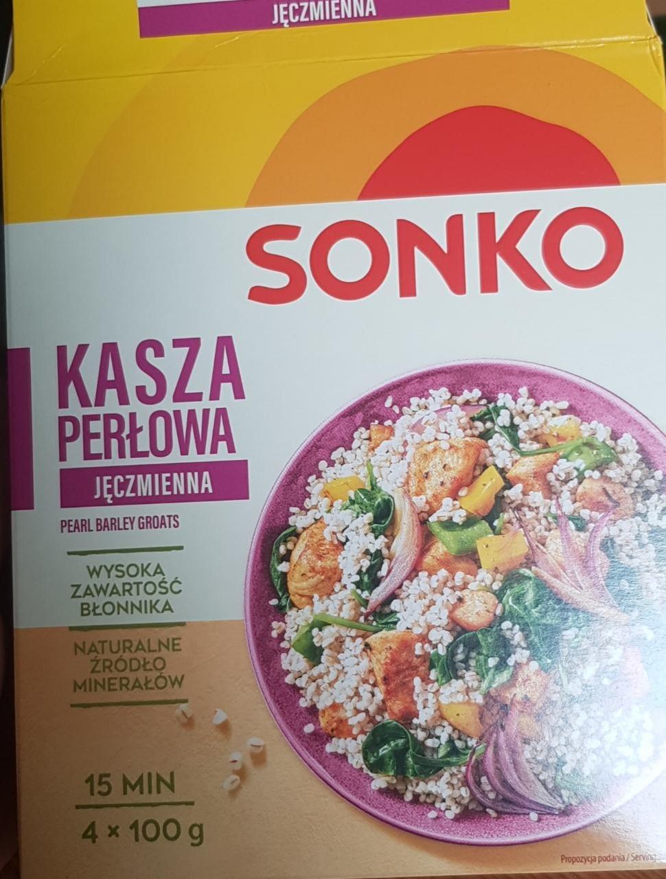 Zdjęcia - Sonko Kasza jęczmienna perłowa 400 g (4 x 100 g)