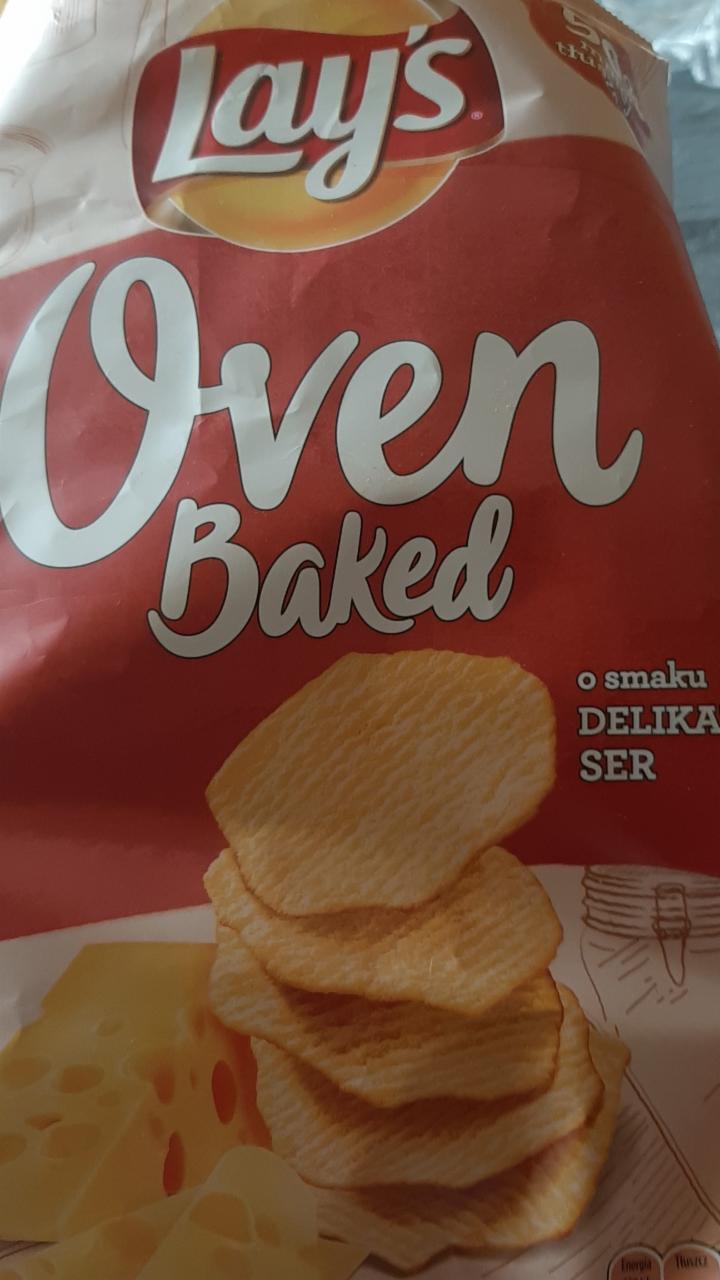 Zdjęcia - Lay's Qven Baked o smaku delikatny ser