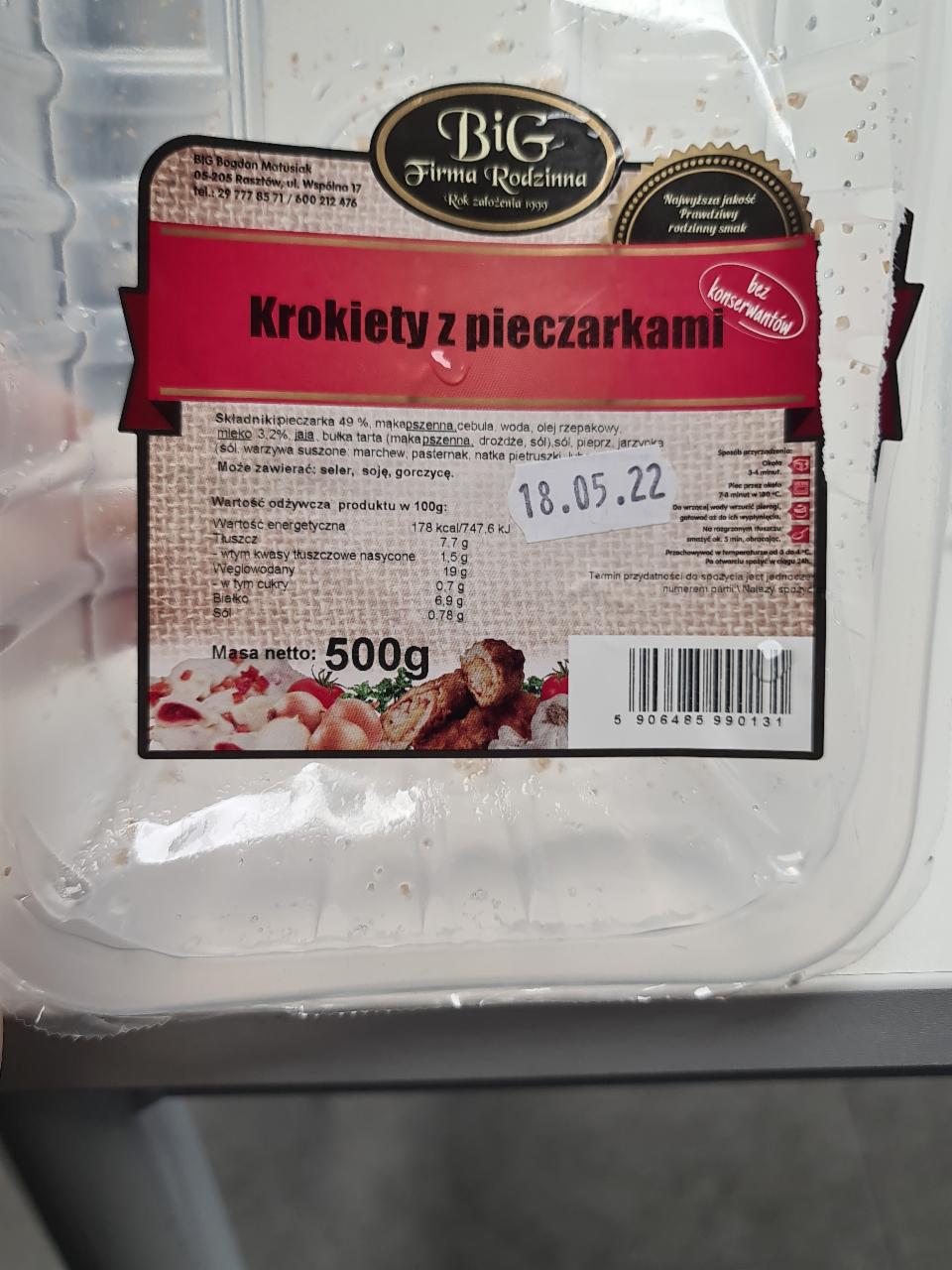 Zdjęcia - BIG Krokiety z pieczarkami