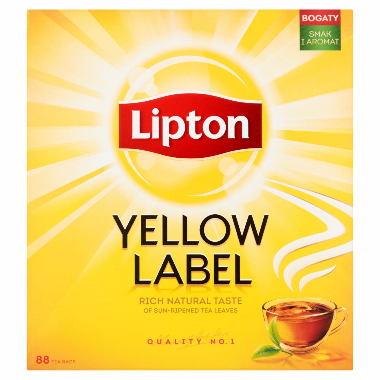 Zdjęcia - Lipton Czarna herbata z cytryną z Hiszpanii 34 g (20 torebek)