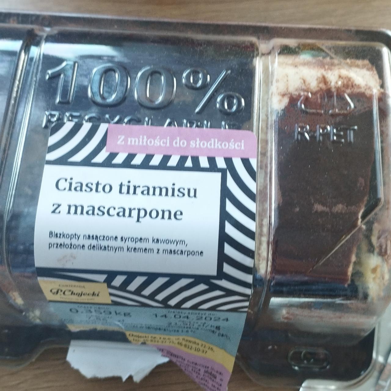 Zdjęcia - Ciasto tiramisu z mascarpone P.Chajecki