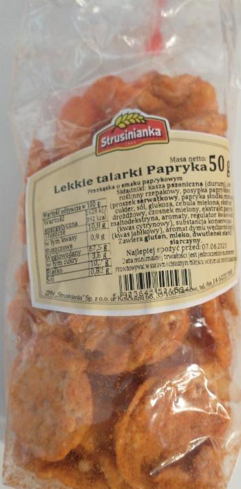 Zdjęcia - Lekkie talarki papryka Strusinianka