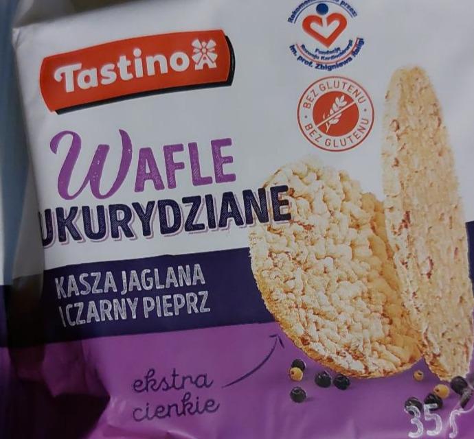 Zdjęcia - wafle kukurydziane kasza jaglana i czarny pieprz tastino