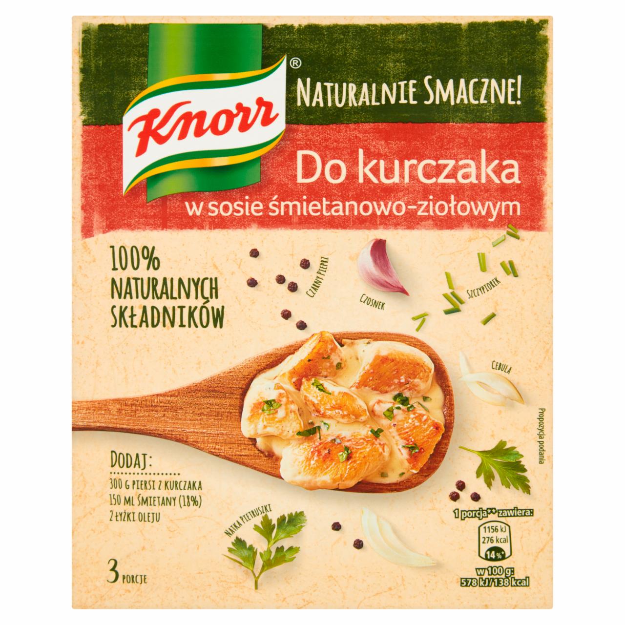 Zdjęcia - Knorr Do kurczaka w sosie śmietanowo-ziołowym