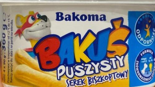 Zdjęcia - Bakoma Bakuś puszysty biskoptowy serek