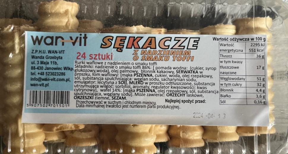 Zdjęcia - Sękacze z nadzieniem toffie Wan vit